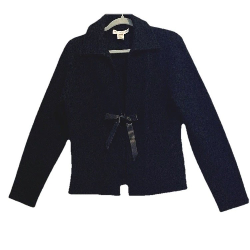 Office Siren Corpcorev Classic 100% Wool Cardigan Don Caster Ladies Sz L
